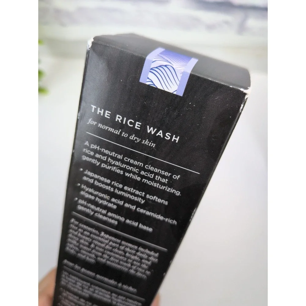 NEW IN BOX🥰Tatcha The Rice Wash Soft Cream Cleanser 120ml/4oz Normal Dry Skin